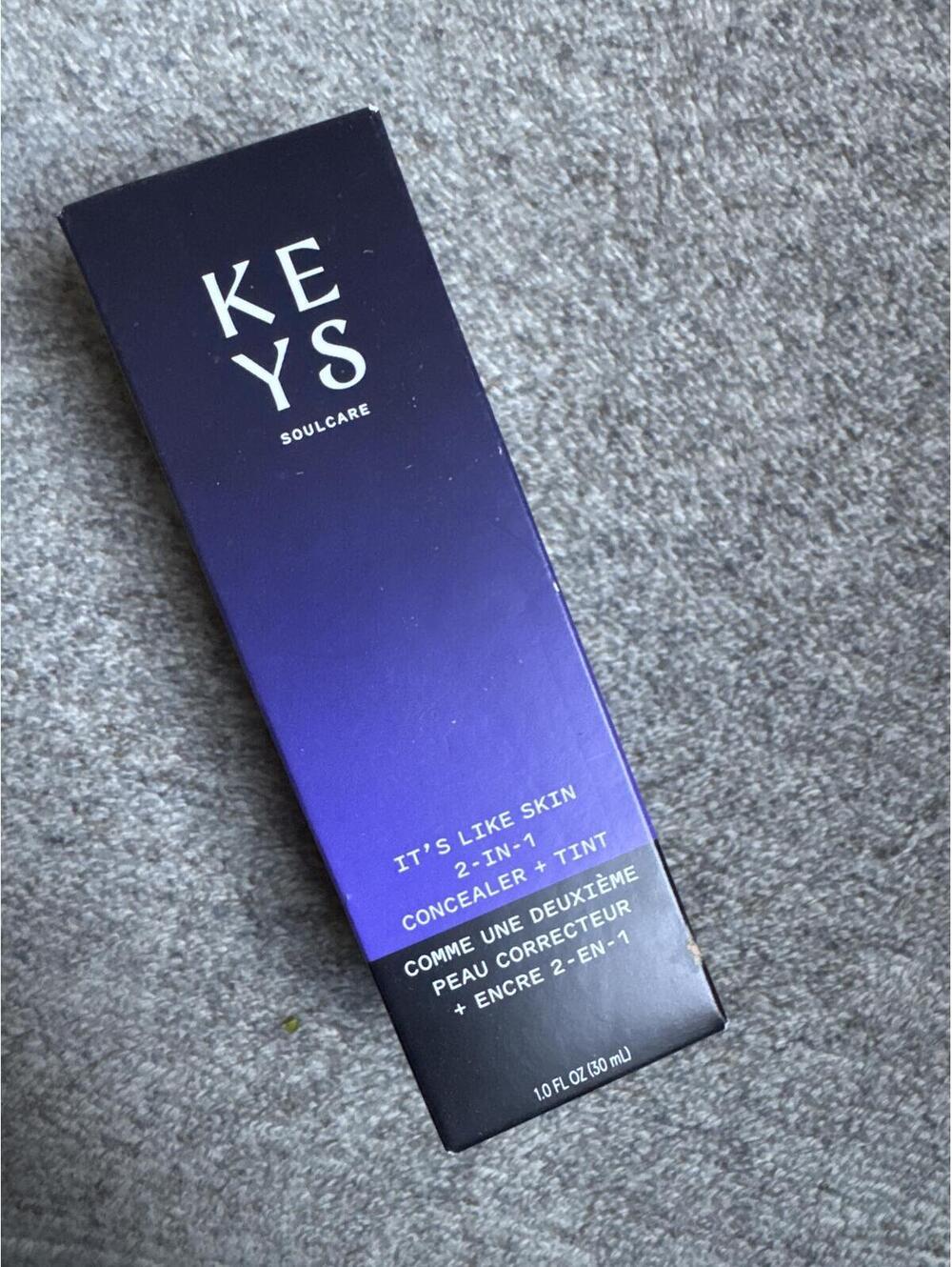 Keys Soulcare It's Like Skin 2-in-1 Concealer Tint 130N NIB 1oz